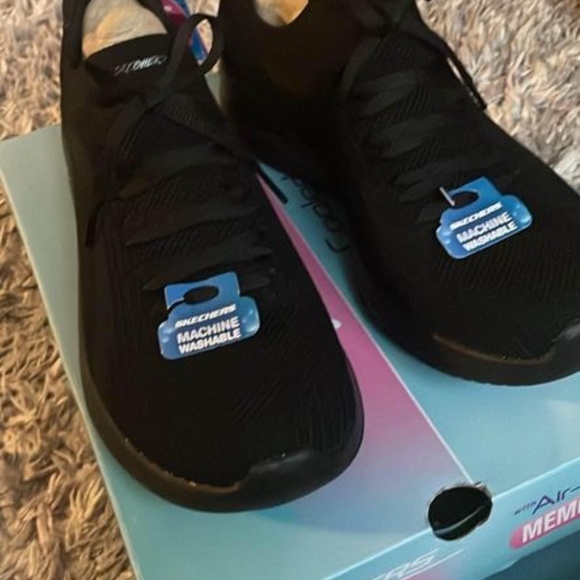BRAND NEW women skechers ultra flex light weight black shoes size US 10 - Picture 7 of 8